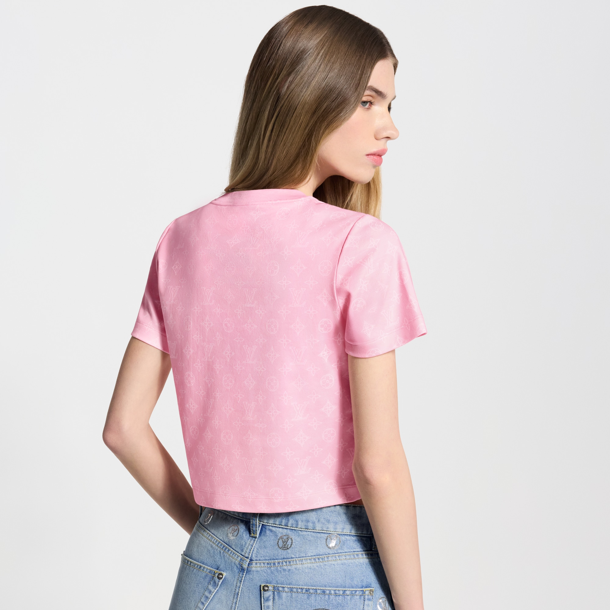 Louis Vuitton マヒナ パッチプリント クロップドTシャツ マヒナ プリント クロップトップ ｜ルイ・ヴィトン 公式サイト - 1AK617